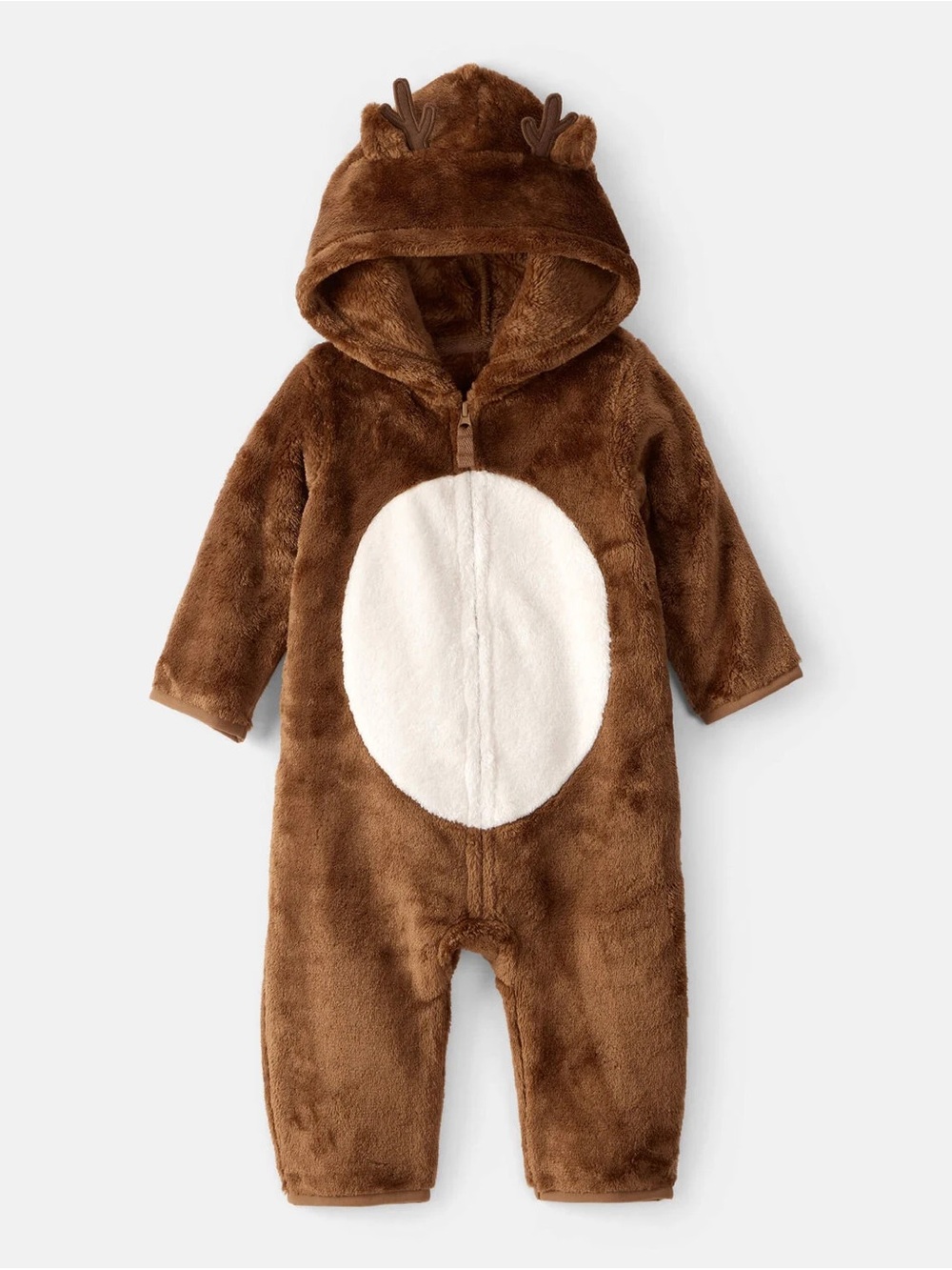 Baby Carter's Reindeer Hooded Jumpsuit